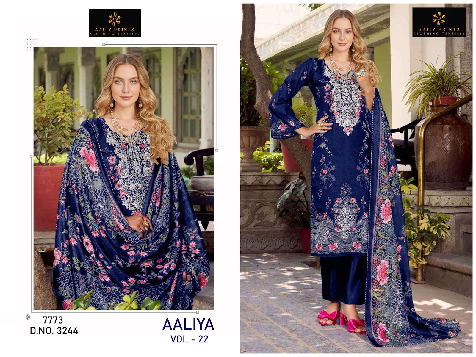 Aaliya Vol 22 Aaliz Prints Cotton Karachi Salwar Suits Manufacturer Ahmedabad