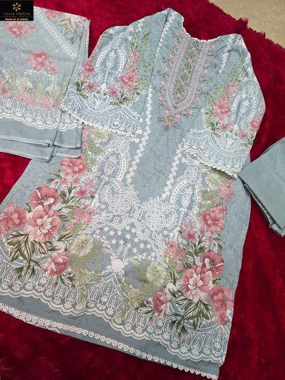 Aaliya Vol 24 Aaliz Prints Mix Cotton Karachi Salwar Suits Wholesaler