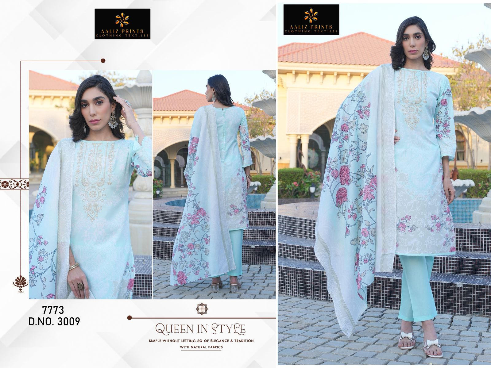 Aaliya Vol 3 Aaliz Prints Cotton Karachi Salwar Suits Manufacturer Gujarat