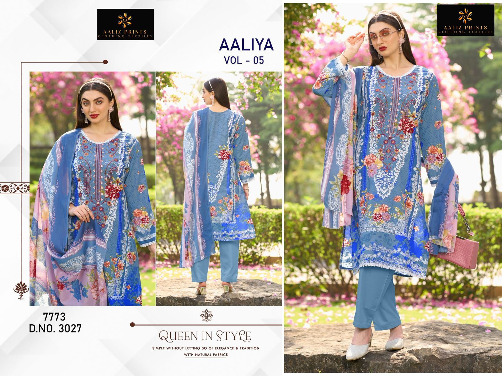Aaliya Vol 5 Aaliz Prints Cotton Karachi Salwar Suits Wholesale Price