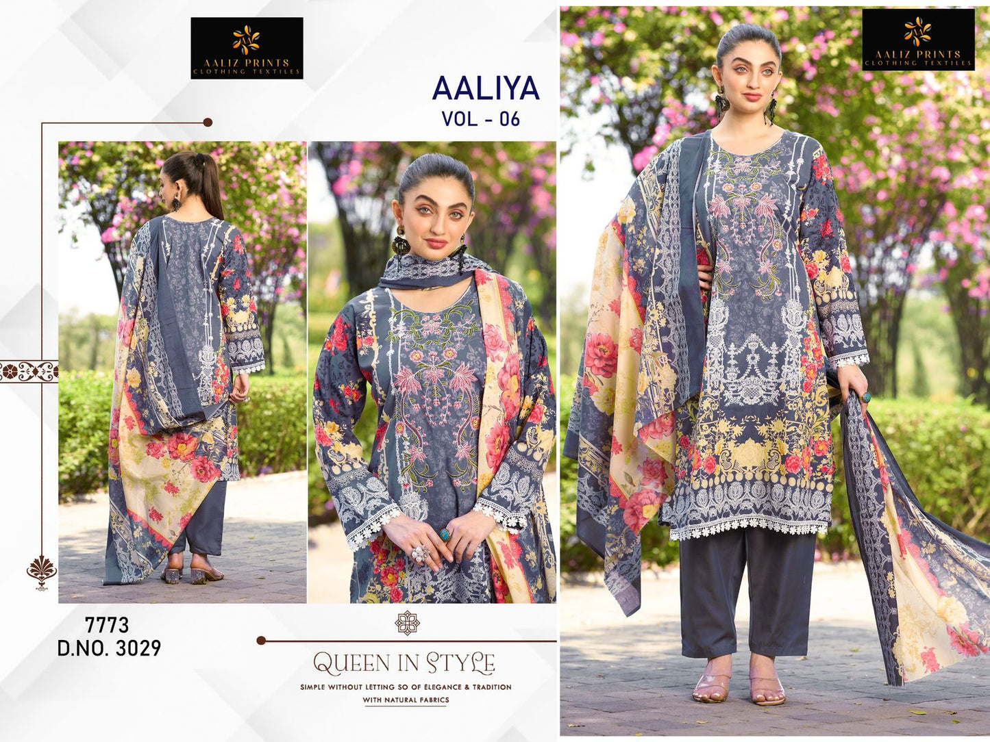 Aaliya Vol 6 Aaliz Prints Cotton Karachi Salwar Suits Manufacturer Gujarat