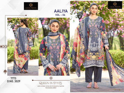 Aaliya Vol 6 Aaliz Prints Cotton Karachi Salwar Suits Manufacturer Gujarat