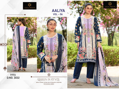 Aaliya Vol 6 Aaliz Prints Cotton Karachi Salwar Suits Manufacturer Gujarat