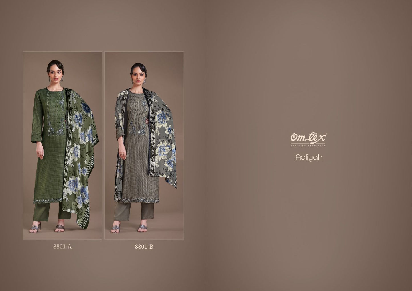 Aaliyah Omtex Pashmina Suits Wholesaler Gujarat