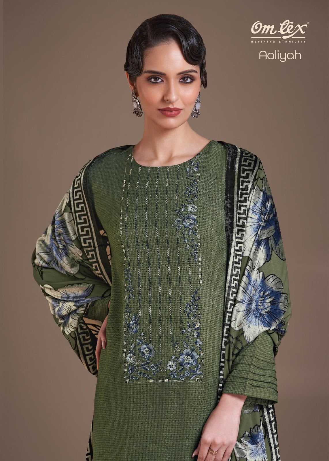 Aaliyah Omtex Pashmina Suits Wholesaler Gujarat