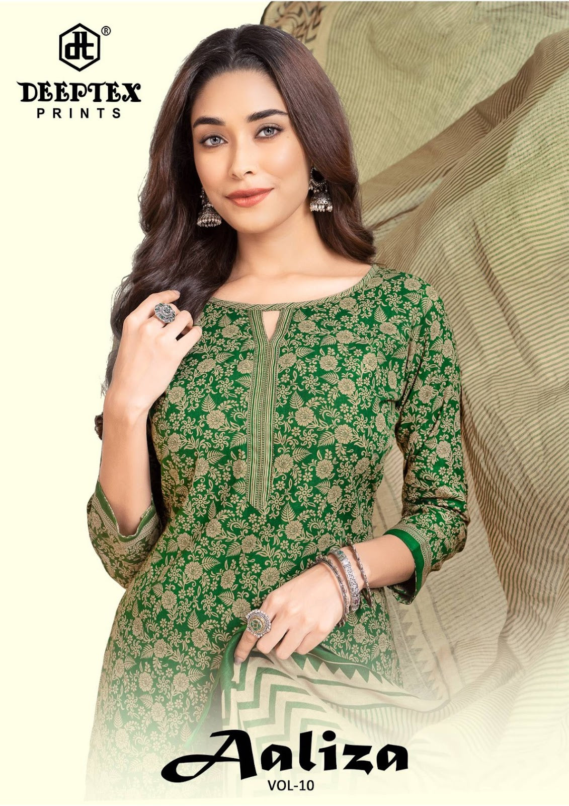 Aaliza Vol 10 Deeptex Prints Cotton Dress Material Exporter India