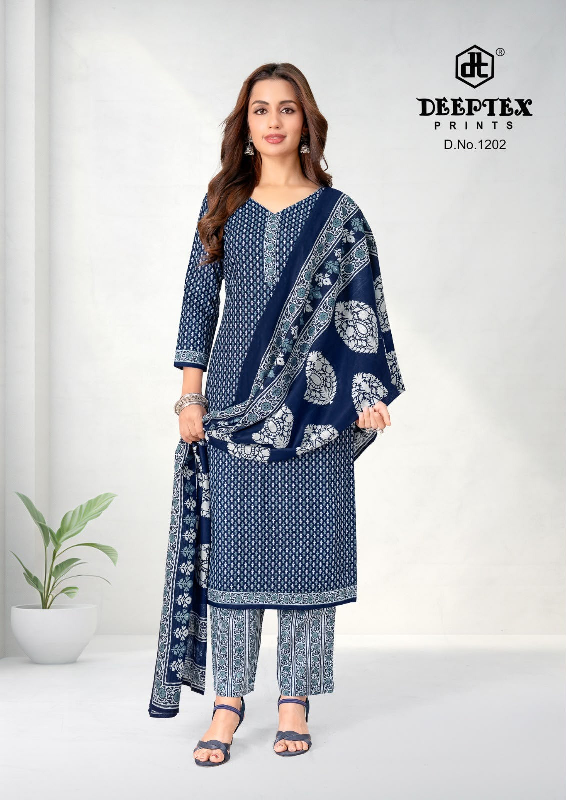 Aaliza Vol 12 Deeptex Prints Cotton Dress Material Exporter Gujarat