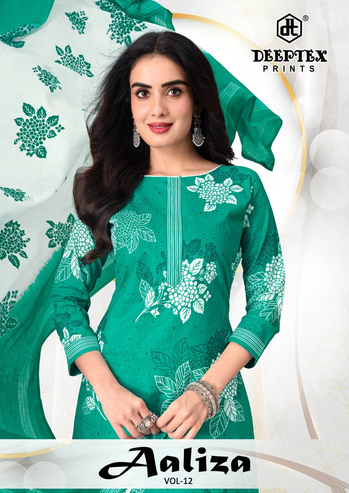 Aaliza Vol 12 Deeptex Prints Cotton Dress Material Exporter Gujarat