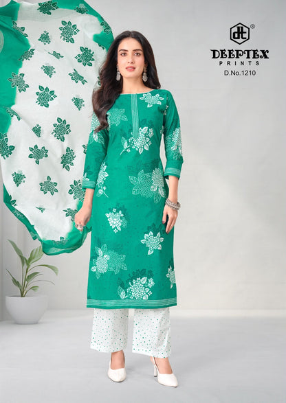 Aaliza Vol 12 Deeptex Prints Readymade Cotton Pant Suits Wholesale Price