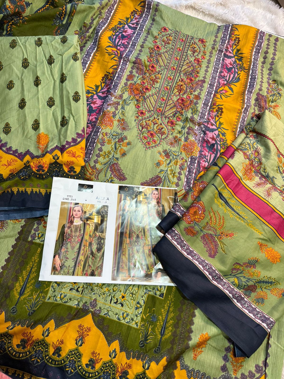 Aaliza Vol 3 Aaliz Prints Cotton Karachi Salwar Suits Manufacturer India