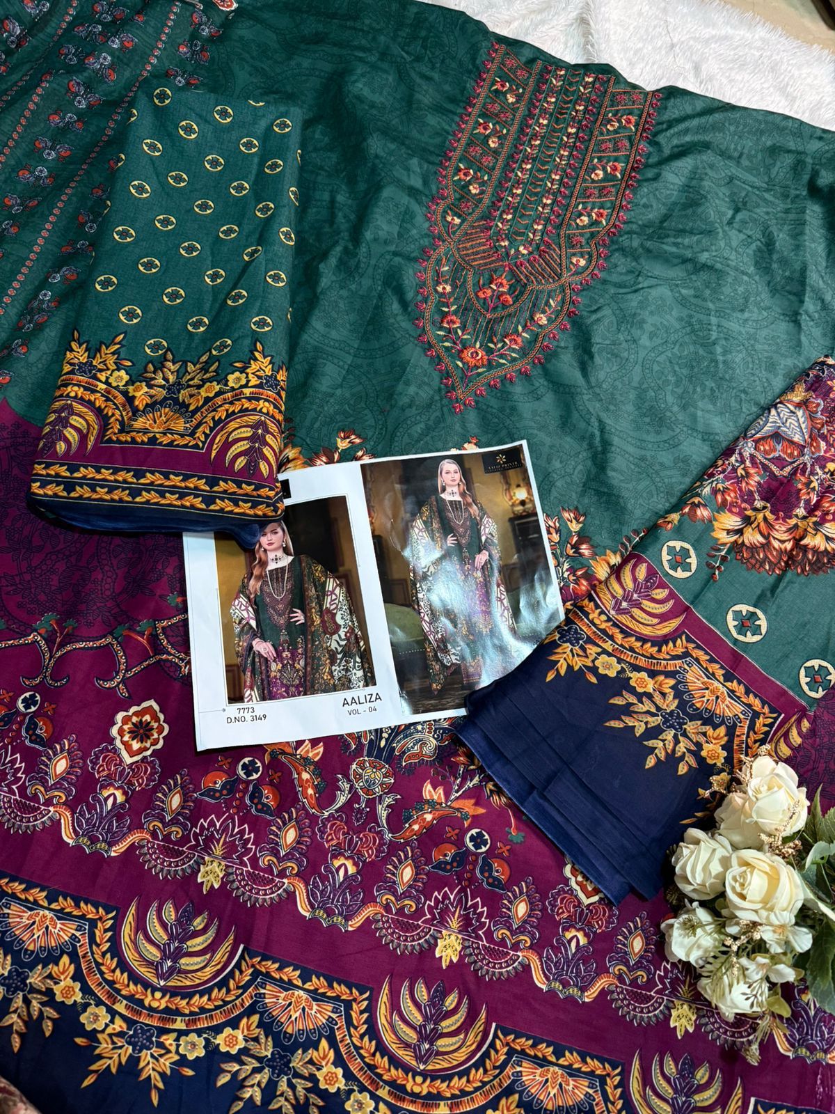 Aaliza Vol 4 Aaliz Prints Cotton Karachi Salwar Suits Wholesale Price