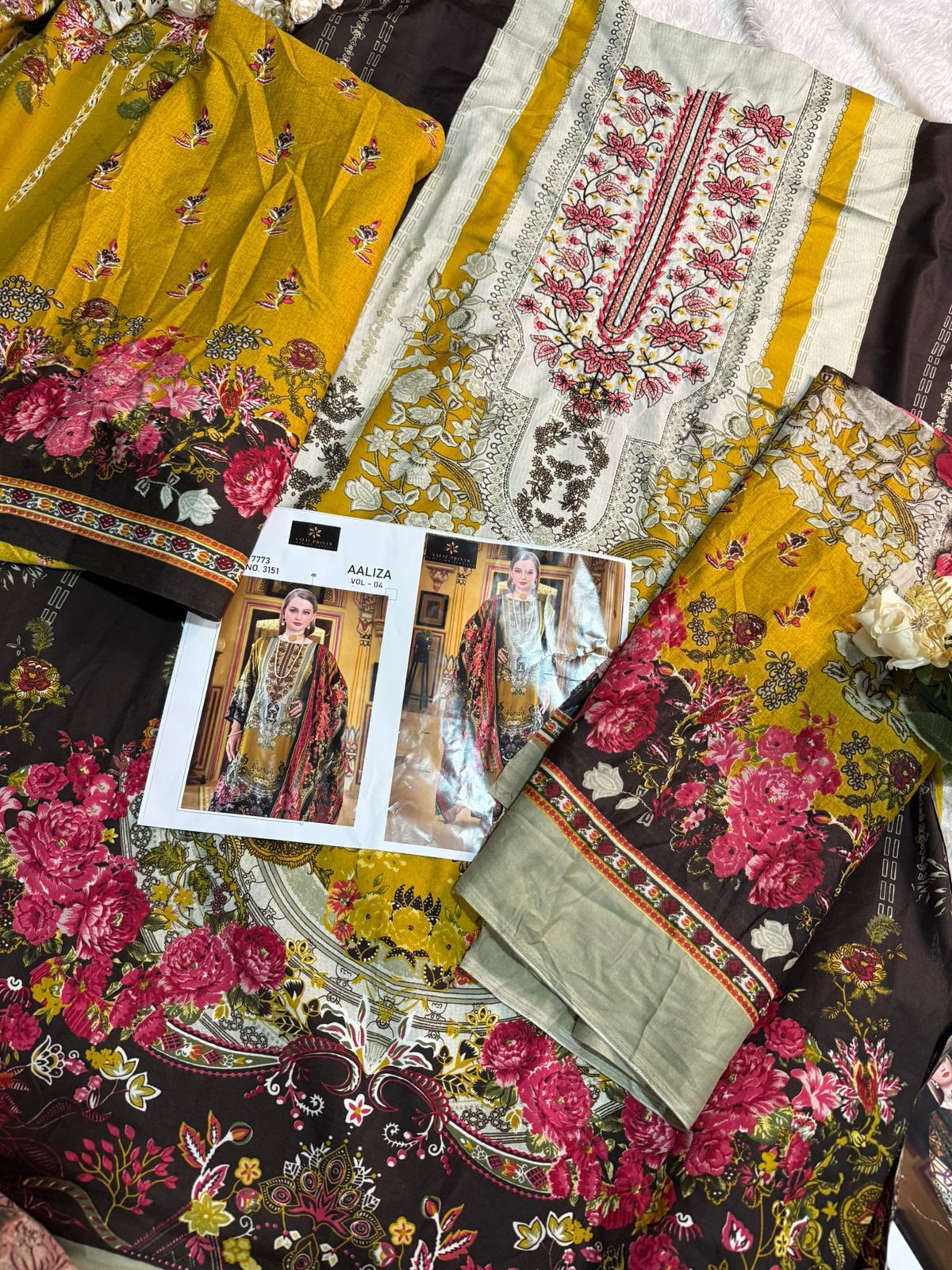 Aaliza Vol 4 Aaliz Prints Cotton Karachi Salwar Suits Wholesale Price
