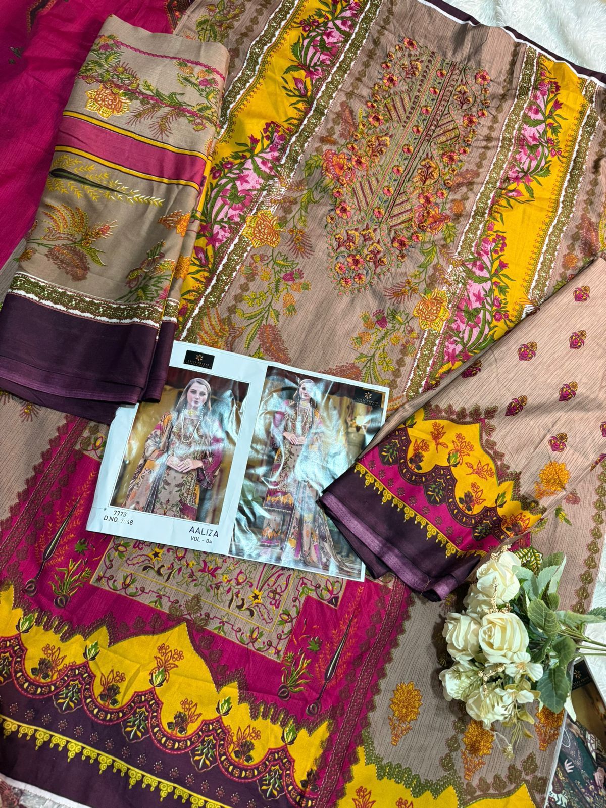 Aaliza Vol 4 Aaliz Prints Cotton Karachi Salwar Suits Wholesale Price