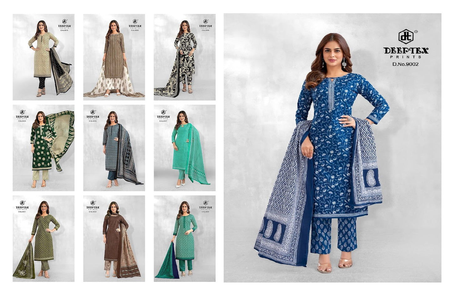 Aaliza Vol 9 Deeptex Prints Cotton Dress Material Manufacturer Gujarat