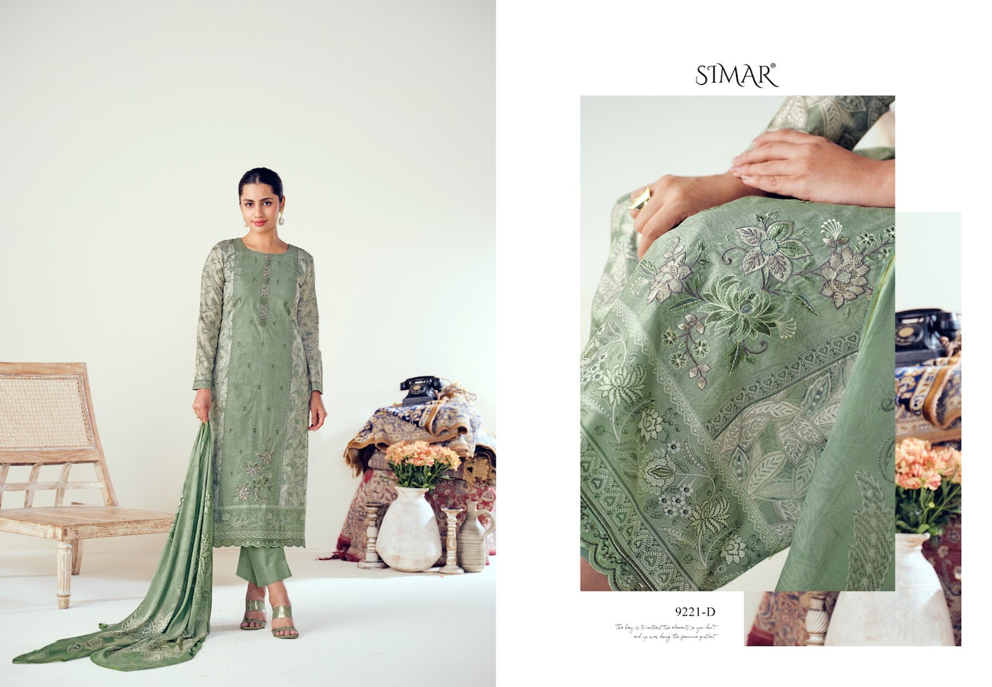Aalya Simar Premium Cotton Pant Style Suits Wholesale Price