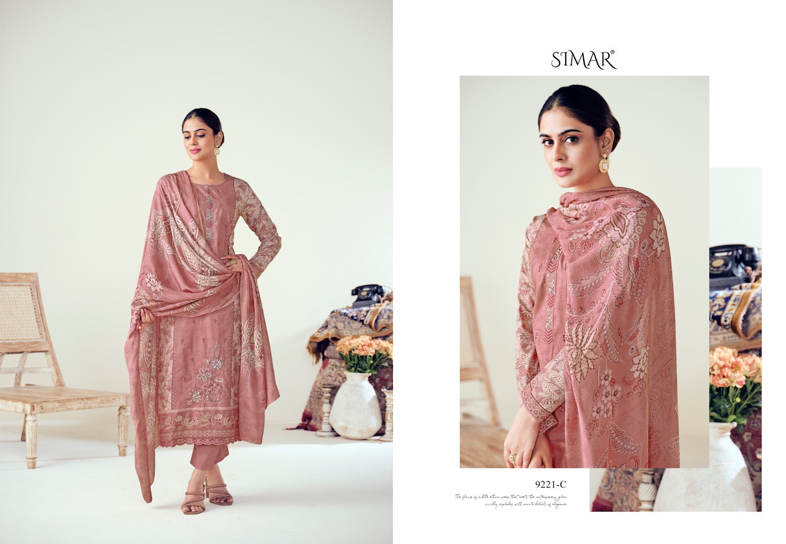 Aalya Simar Premium Cotton Pant Style Suits Wholesale Price