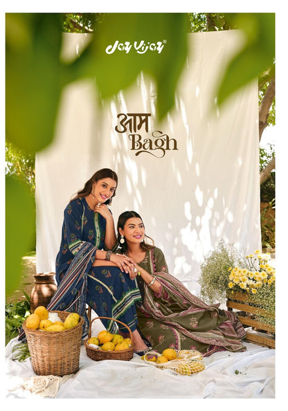 Aam Bagh Jay Vijay Cotton Jacquard Pant Style Suits Wholesale Price