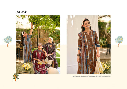 Aam Bagh Jay Vijay Cotton Jacquard Pant Style Suits Wholesale Price