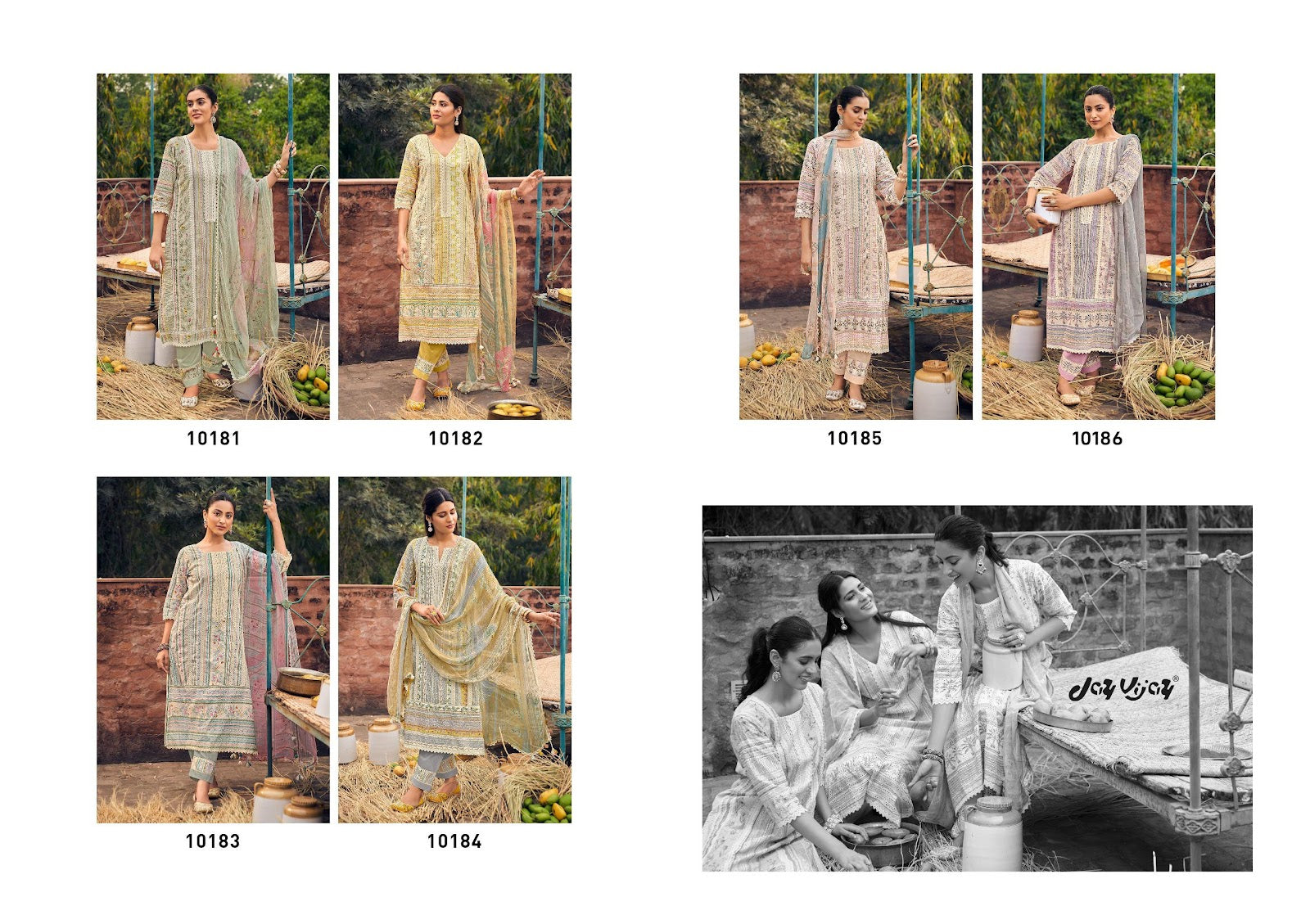 Aam Panna Jay Vijay Cotton Pant Style Suits Exporter