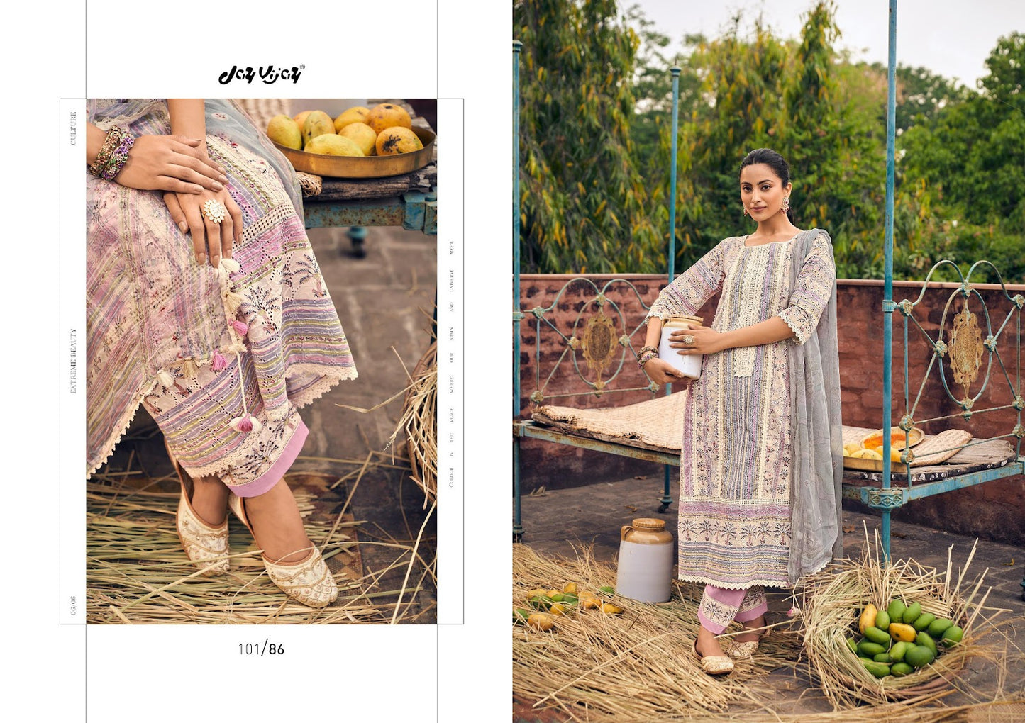 Aam Panna Jay Vijay Cotton Pant Style Suits Exporter