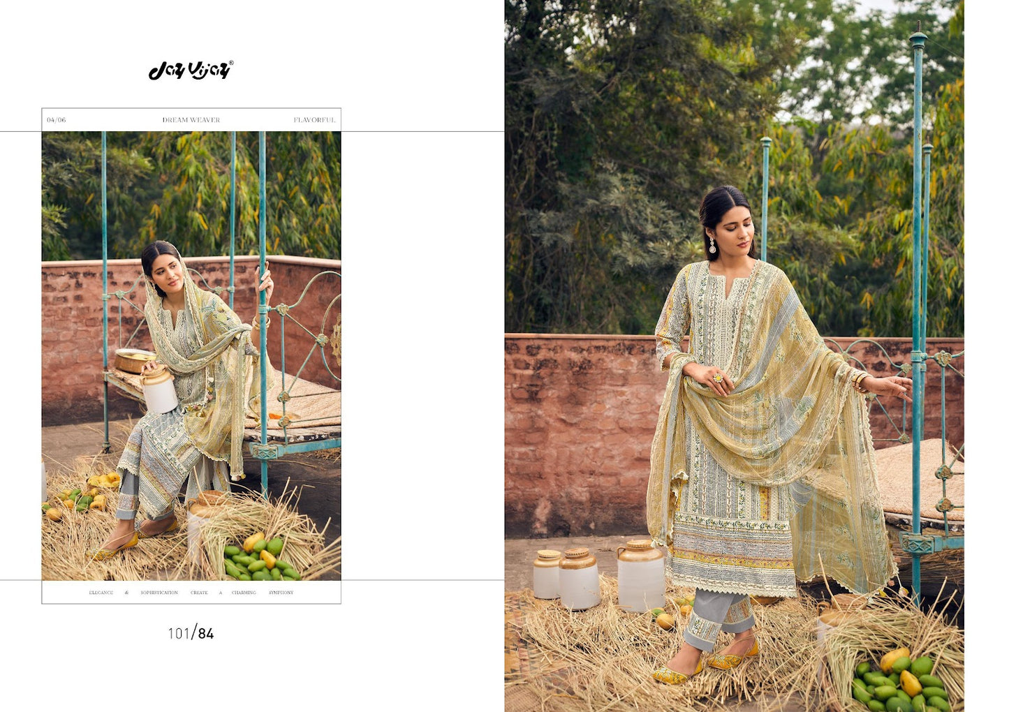 Aam Panna Jay Vijay Cotton Pant Style Suits Exporter