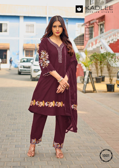 Aamira Kadlee Dhabu Cotton Readymade Suits Wholesaler India
