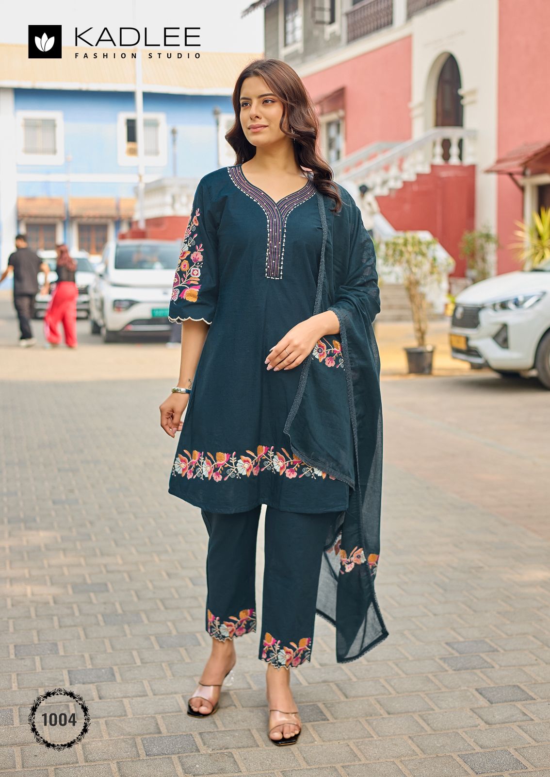 Aamira Kadlee Dhabu Cotton Readymade Suits Wholesaler India