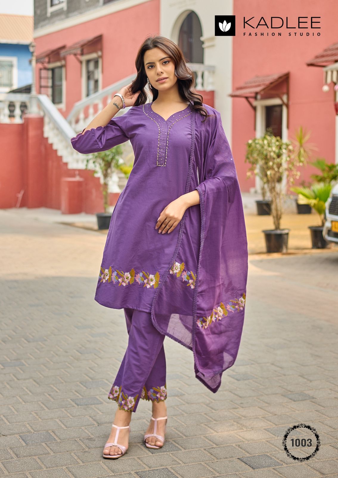 Aamira Kadlee Dhabu Cotton Readymade Suits Wholesaler India