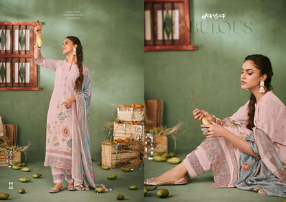 Aamras Jay Vijay Muslin Jacquard Pant Style Suits Exporter