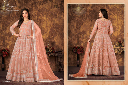 Aanaya 4700 Series Vol 147 Dani Creation Net Anarkali Salwar Suits Exporter Ahmedabad