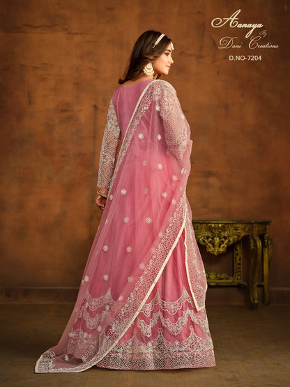 Aanaya Vol 172 Dani Creation Net Anarkali Salwar Suits Wholesale