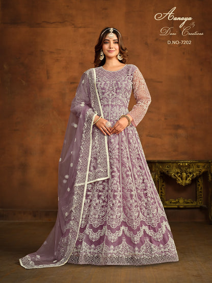 Aanaya Vol 172 Dani Creation Net Anarkali Salwar Suits Wholesale