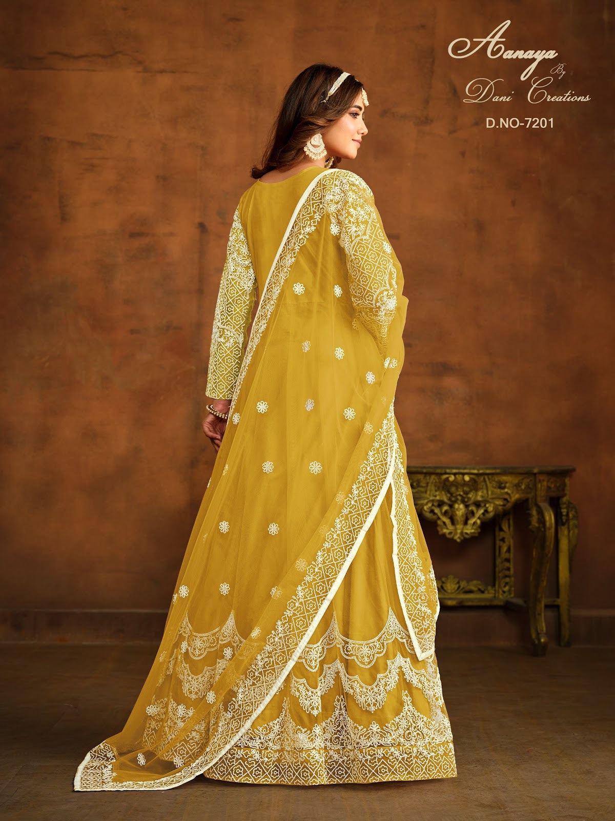 Aanaya Vol 172 Dani Creation Net Anarkali Salwar Suits Wholesale
