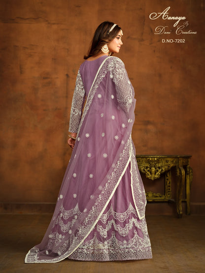 Aanaya Vol 172 Dani Creation Net Anarkali Salwar Suits Wholesale