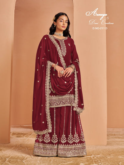 Aanaya Vol 211 Dani Creation Faux Georgette Pakistani Salwar Suits Manufacturer