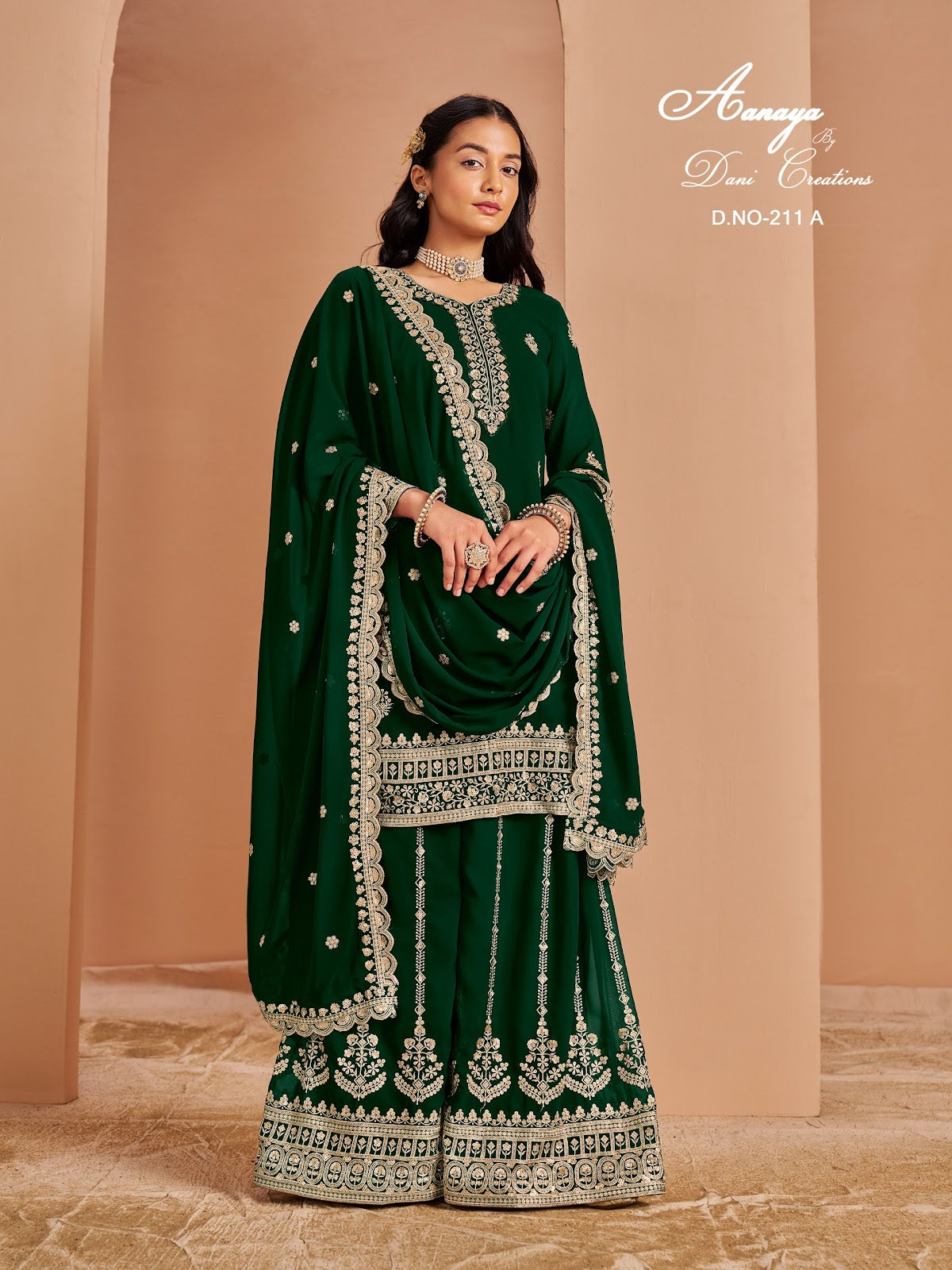 Aanaya Vol 211 Dani Creation Faux Georgette Pakistani Salwar Suits Manufacturer