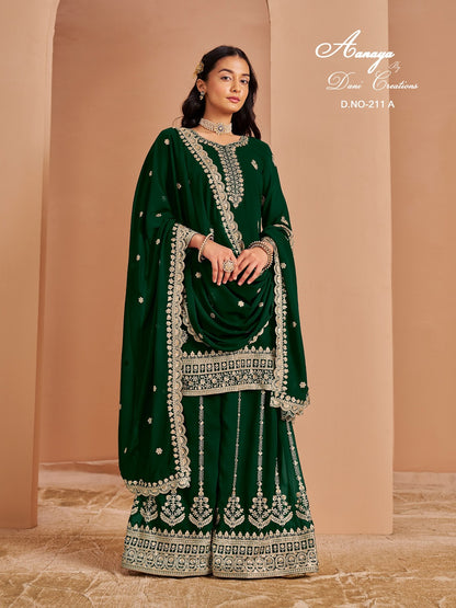 Aanaya Vol 211 Dani Creation Faux Georgette Pakistani Salwar Suits Manufacturer