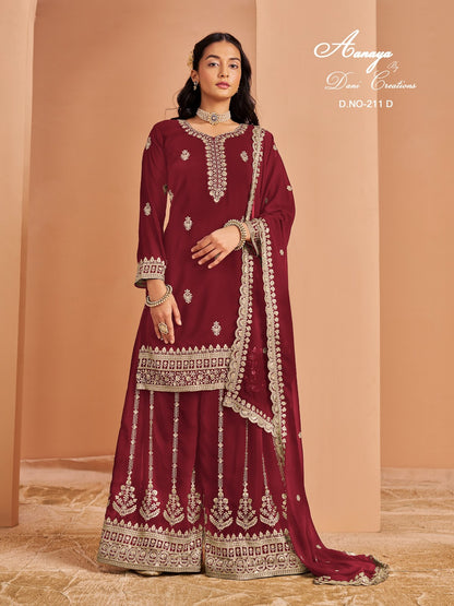 Aanaya Vol 211 Dani Creation Faux Georgette Pakistani Salwar Suits Manufacturer