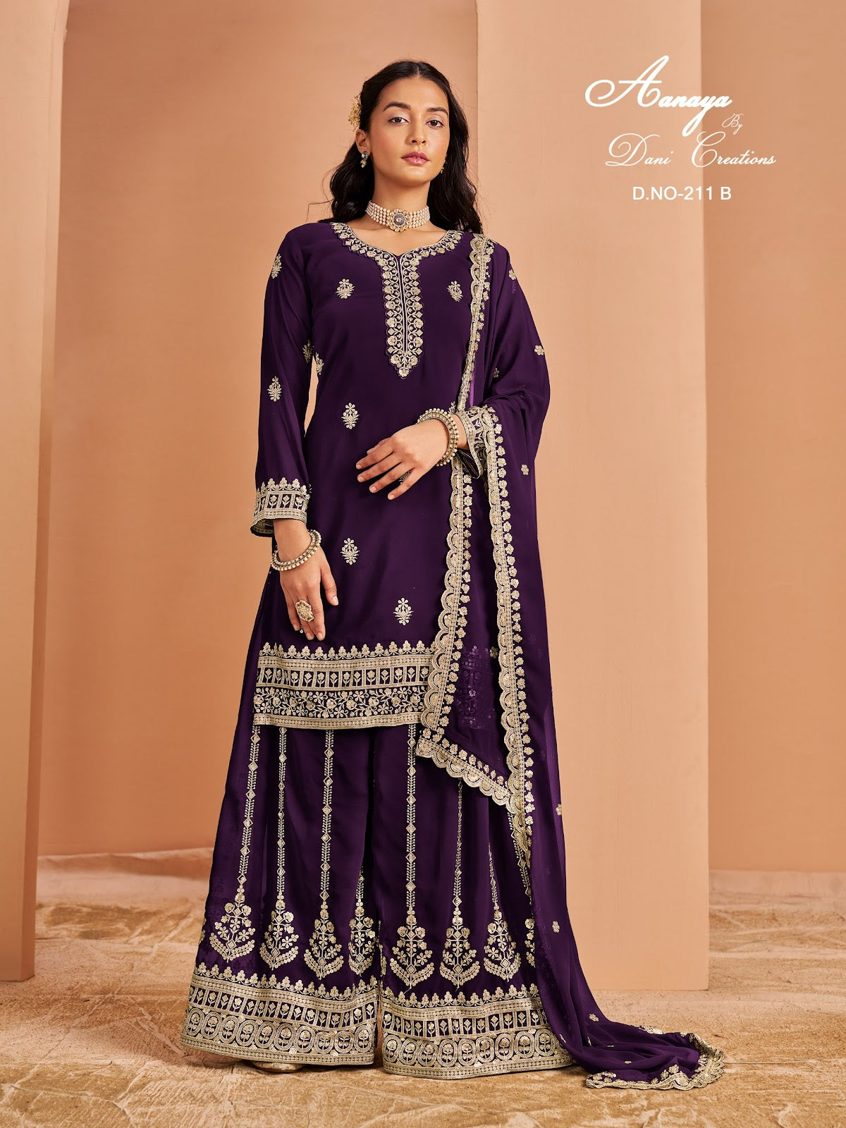 Aanaya Vol 211 Dani Creation Faux Georgette Pakistani Salwar Suits Manufacturer