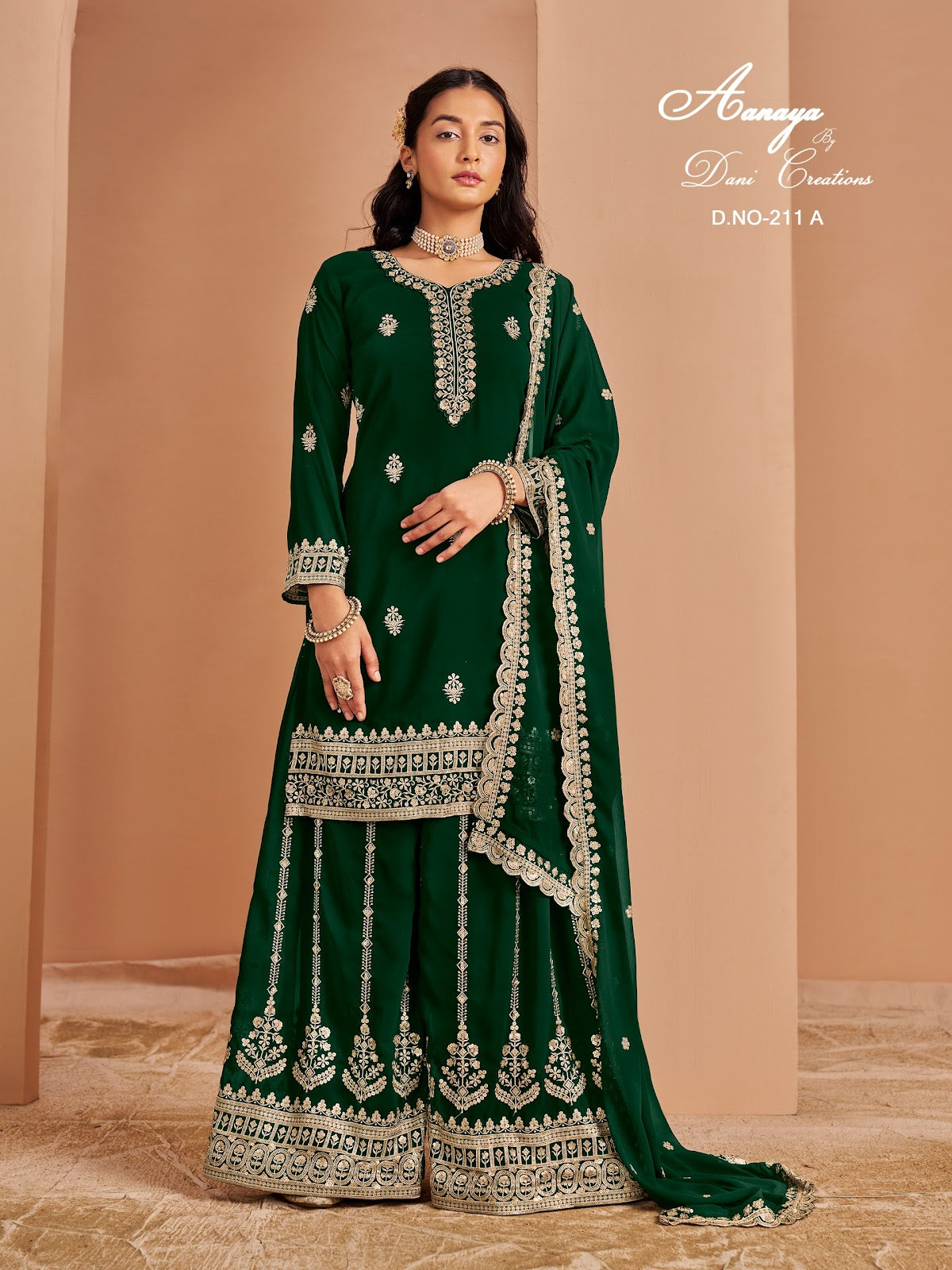 Aanaya Vol 211 Dani Creation Faux Georgette Pakistani Salwar Suits Manufacturer