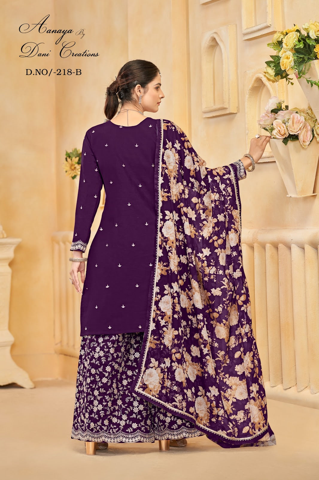 Aanaya Vol 218 Dani Creation Roman Silk Pakistani Readymade Suits Supplier India