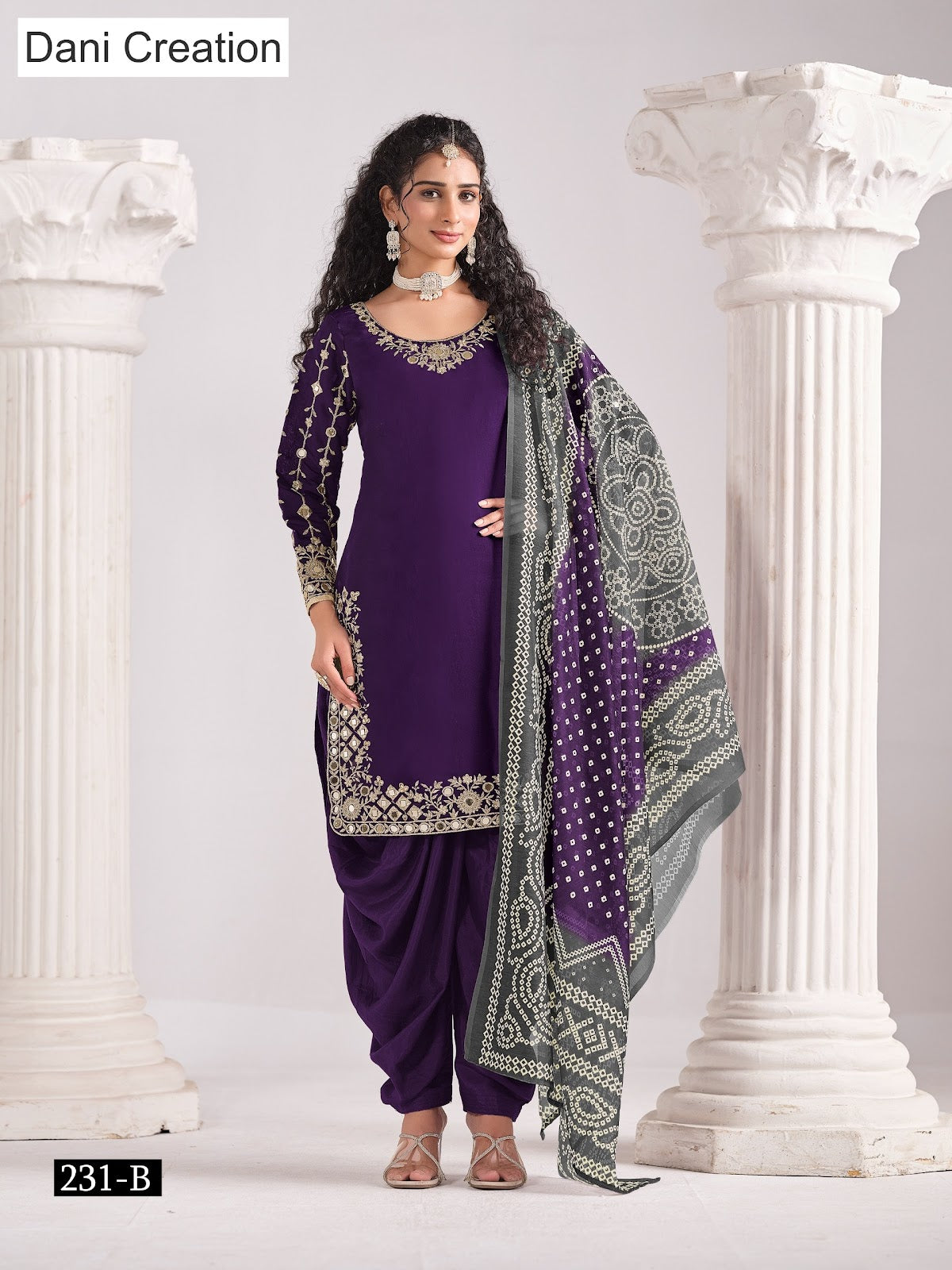 Aanaya Vol 231 Dani Creation Chanderi Salwar Suits Wholesaler Ahmedabad