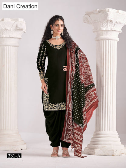 Aanaya Vol 231 Dani Creation Chanderi Salwar Suits Wholesaler Ahmedabad