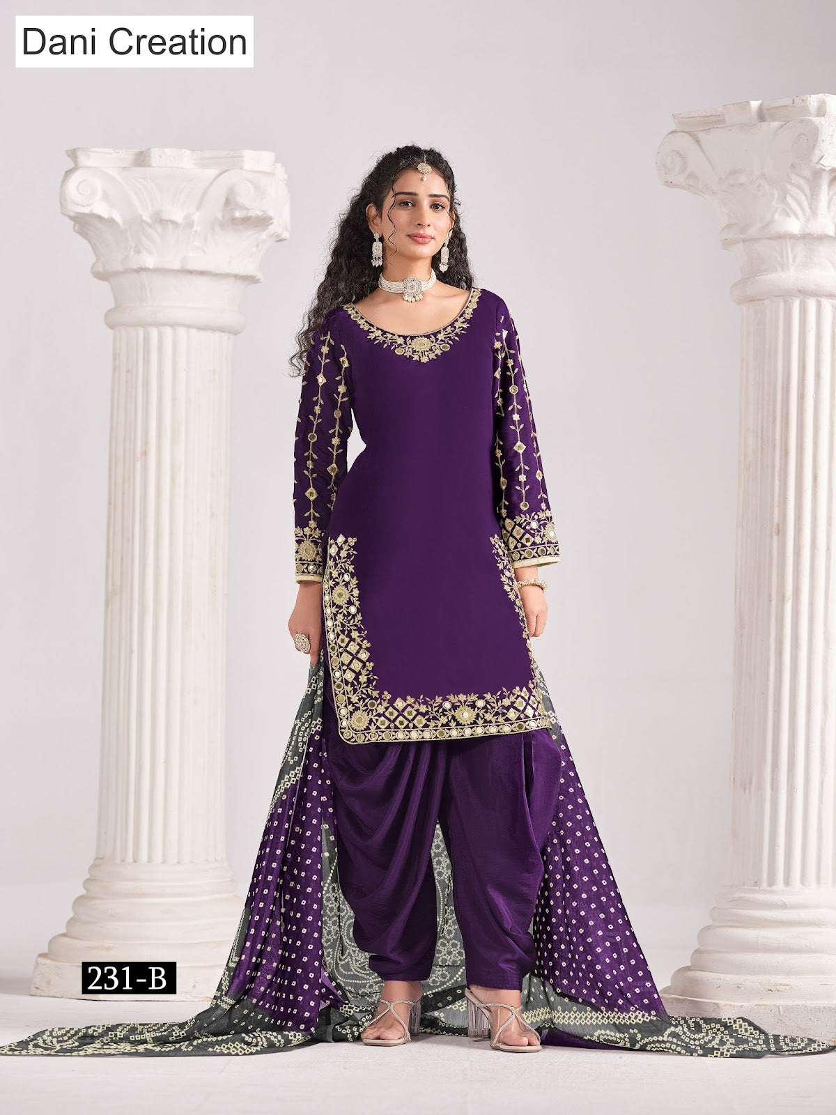Aanaya Vol 231 Dani Creation Chanderi Salwar Suits Wholesaler Ahmedabad