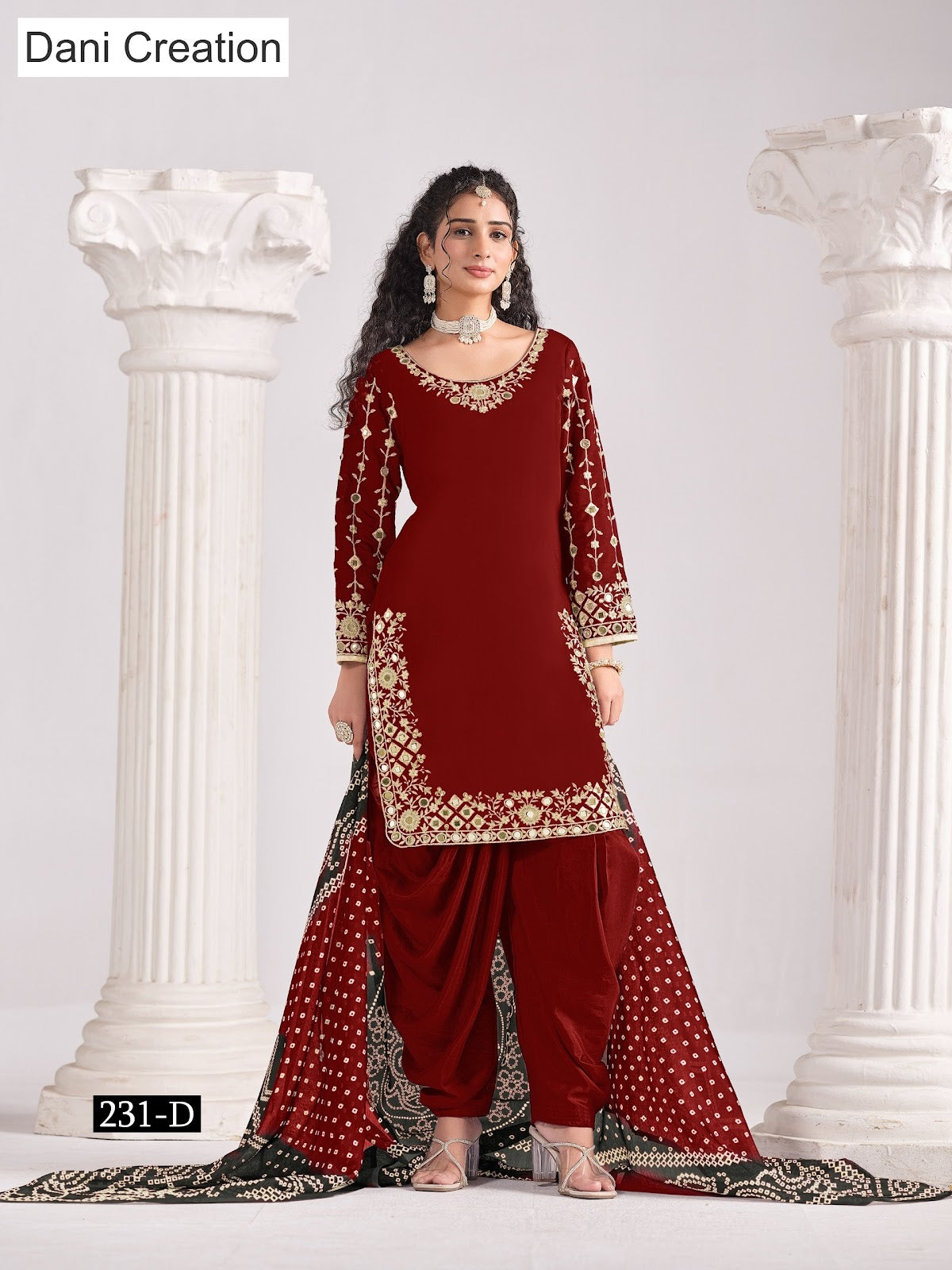 Aanaya Vol 231 Dani Creation Chanderi Salwar Suits Wholesaler Ahmedabad