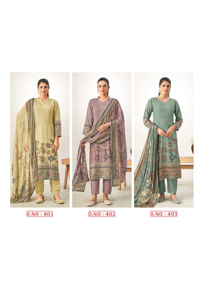 Aanchal 4 Relssa Fabrics Pant Style Suits Wholesaler Gujarat