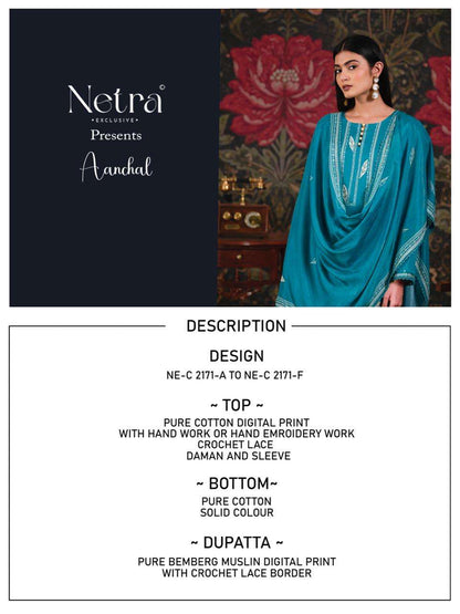 Aanchal Netra Cotton Pant Style Suits Wholesaler Gujarat