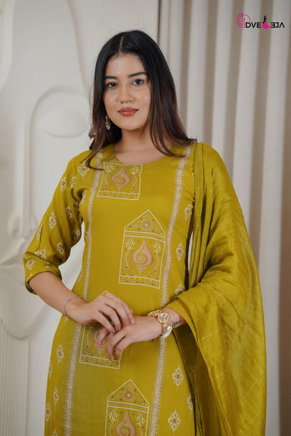 Aanchi Series Dveeja Fashion Reyon Readymade Plazzo Style Suits Exporter Ahmedabad