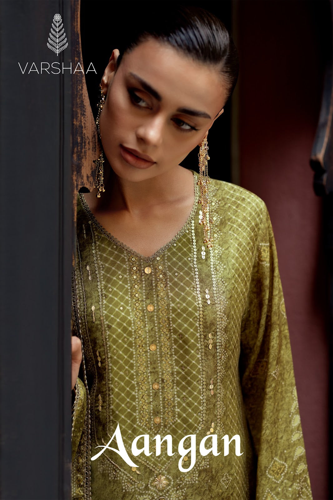 Aangan Varshaa Viscose Muslin Pant Style Suits Manufacturer Gujarat