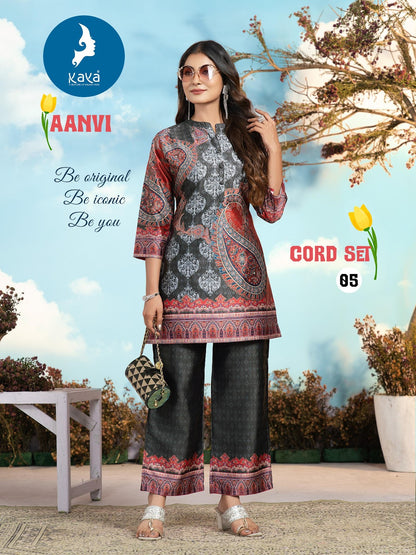 Aanvi Kaya Vertican Co Ord Set Exporter